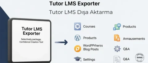 MHM Tutor LMS Dışa Aktarma