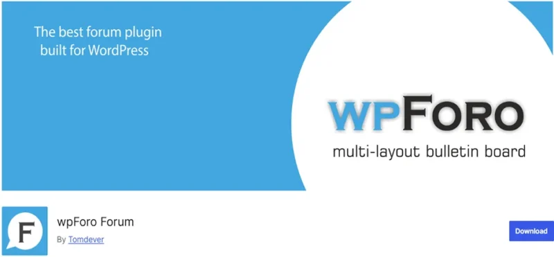 wpForo Forum ile WordPress sitenizde modern, hızlı ve mobil uyumlu bir forum oluşturun. Üyelik, bildirim, Q&A ve SEO dostu özelliklerle topluluğunuzu büyütün!